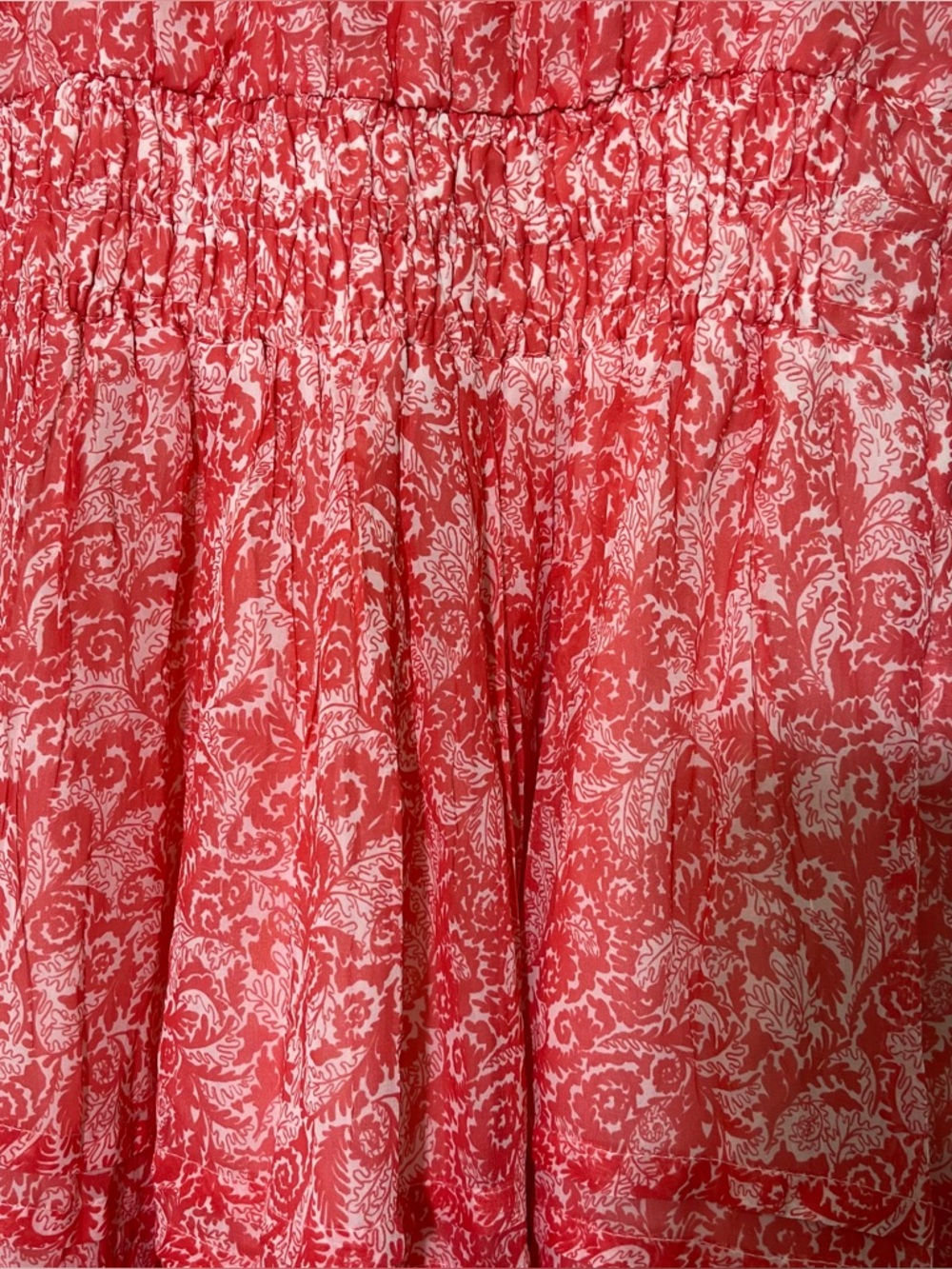 Anthropologie Somerset Halter Mini Dress Pink Coral Paisley Floral Size S - Picture 10 of 12
